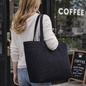 Versatile Vera Bradley Black Tote - perfect for everyday!